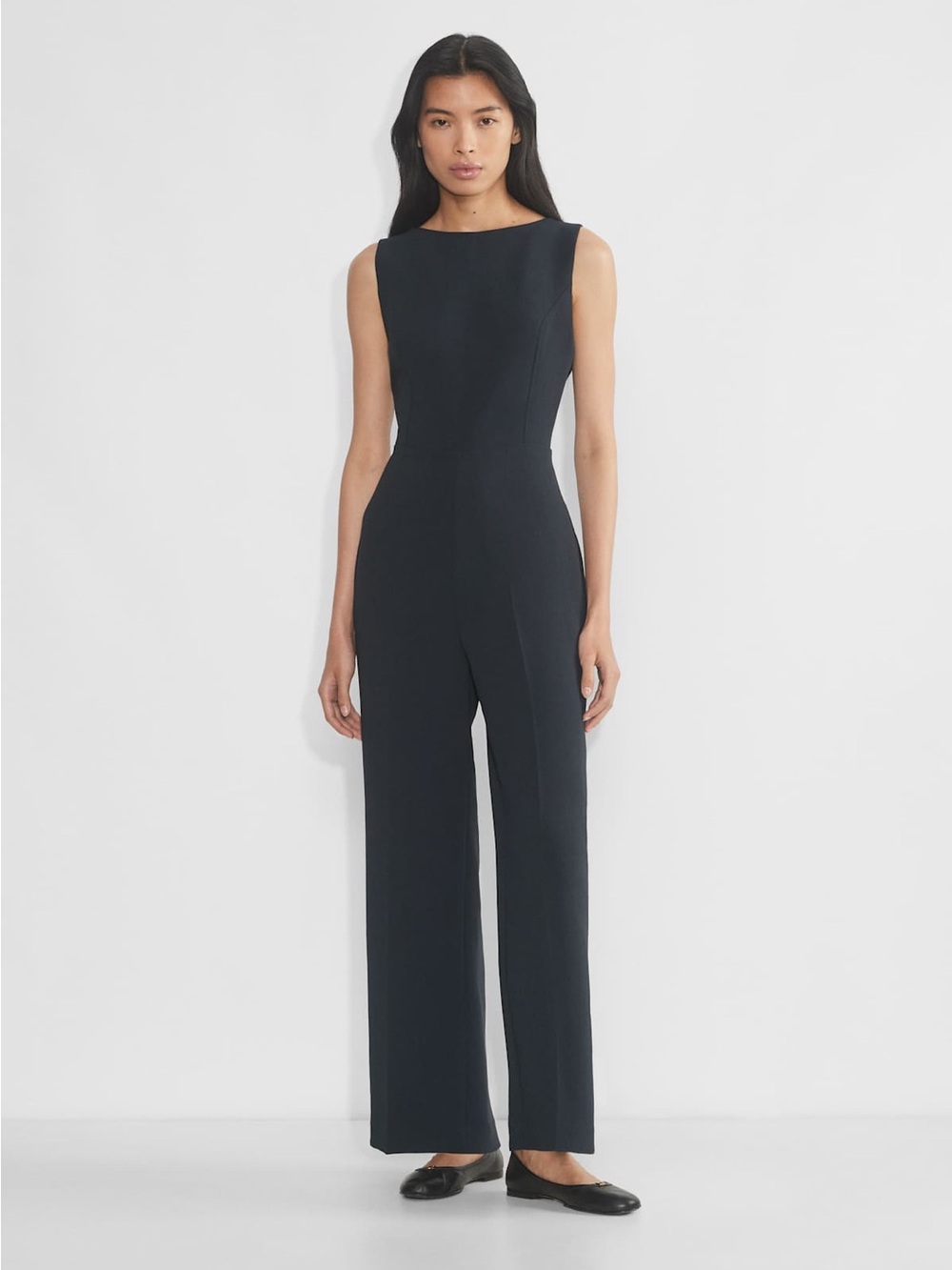 nwot Wilfred Lovett jumpsuit dark night navy 4 30”